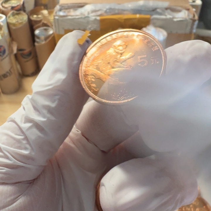 其他普通金属（轻环彩）金丝猴一枚