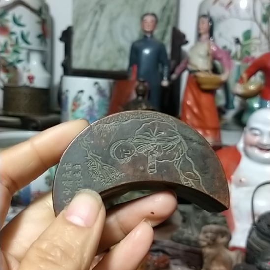 铜墨盒摆件墨盒摆件