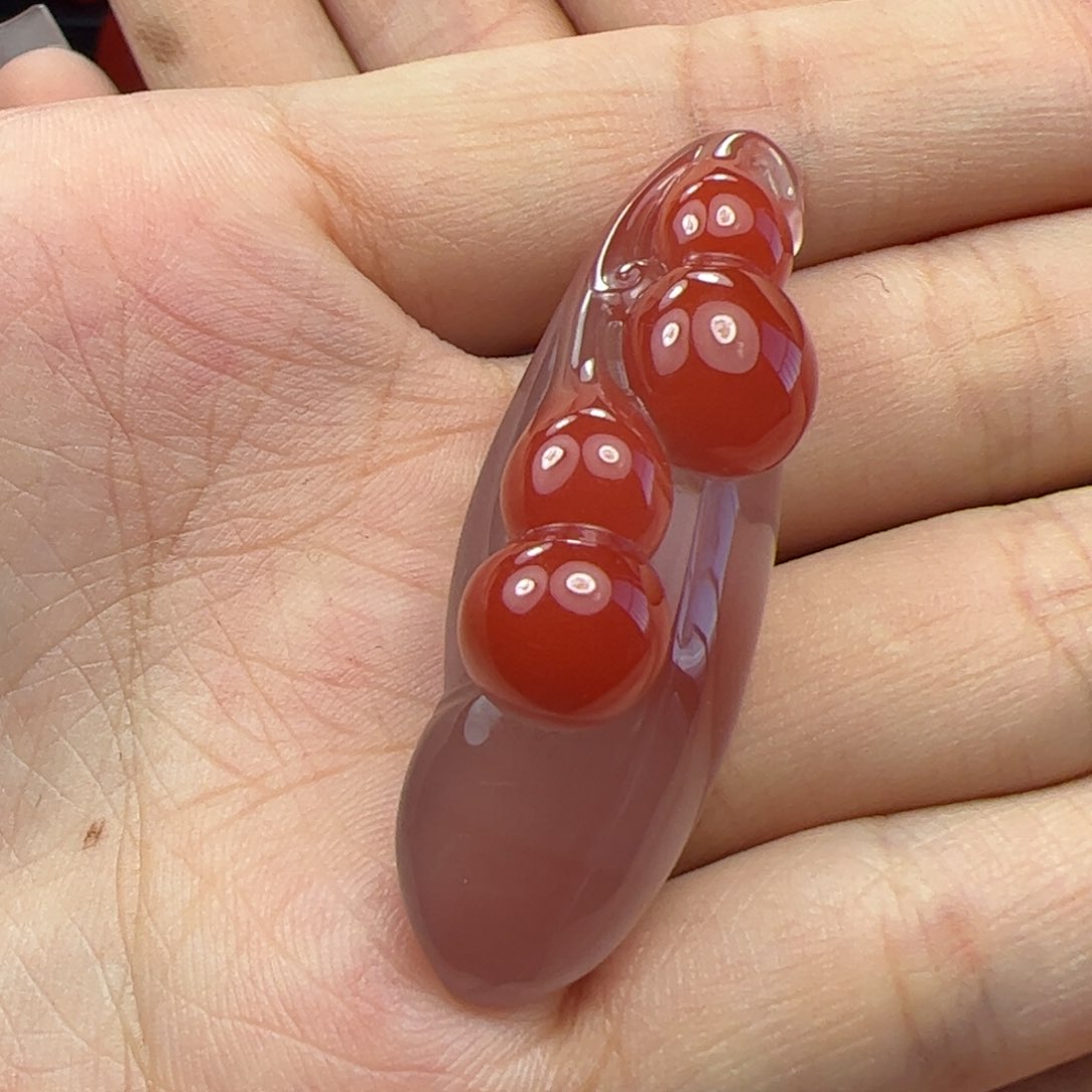 未镶嵌冰飘葫芦南红玛瑙