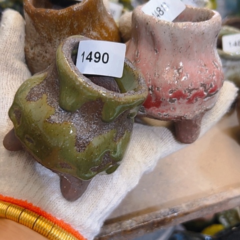 阿***）粗陶花盆手工花盆