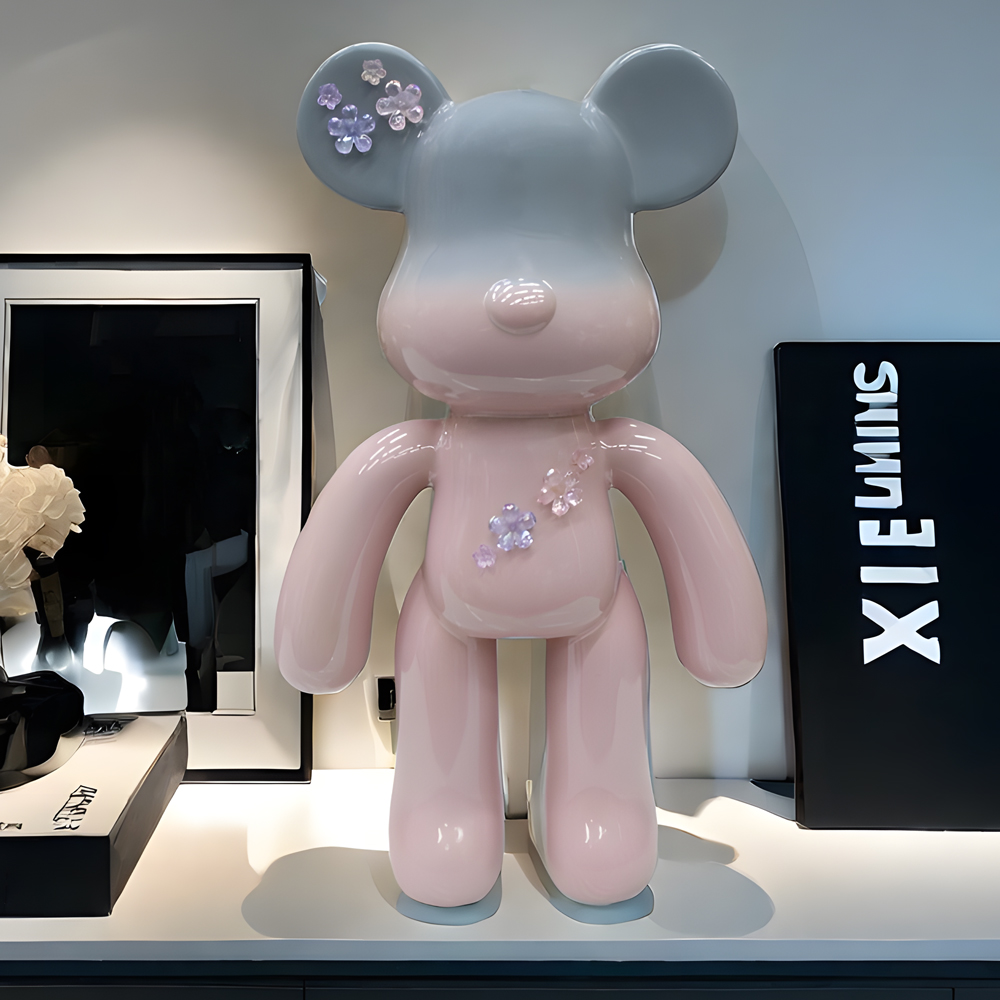 电视柜装饰品摆件玄关桌面摆件客厅抱抱熊桌面房间装饰用品高颜值