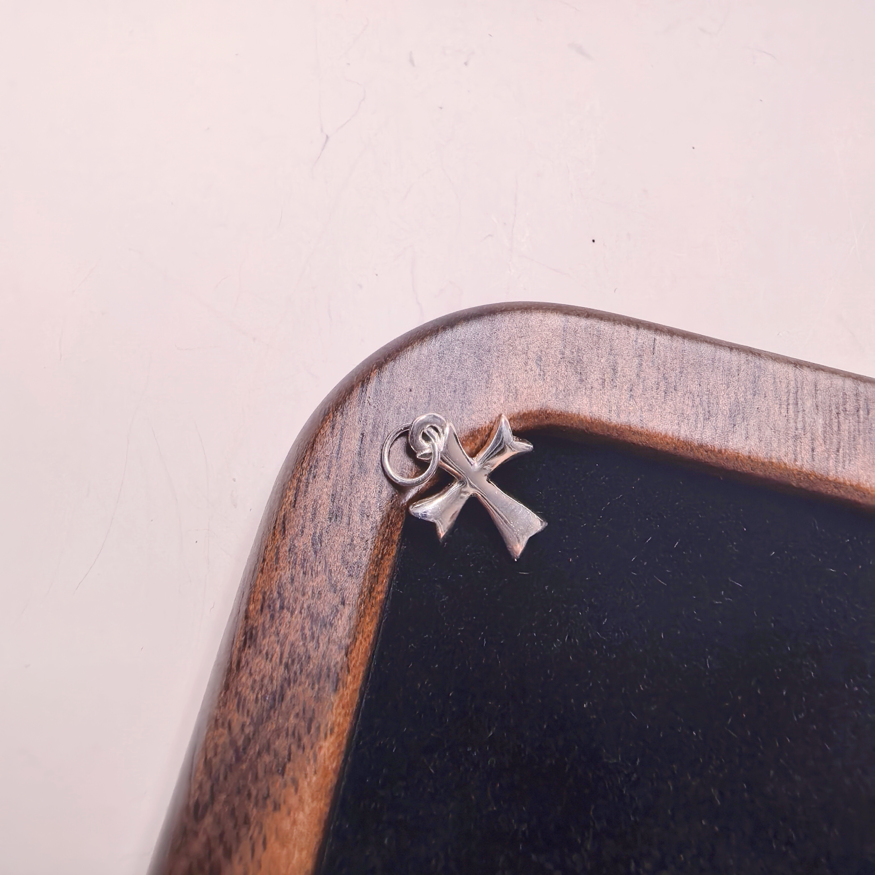 吊坠925银 日韩时尚百搭简约甜美十字架轻奢银吊坠