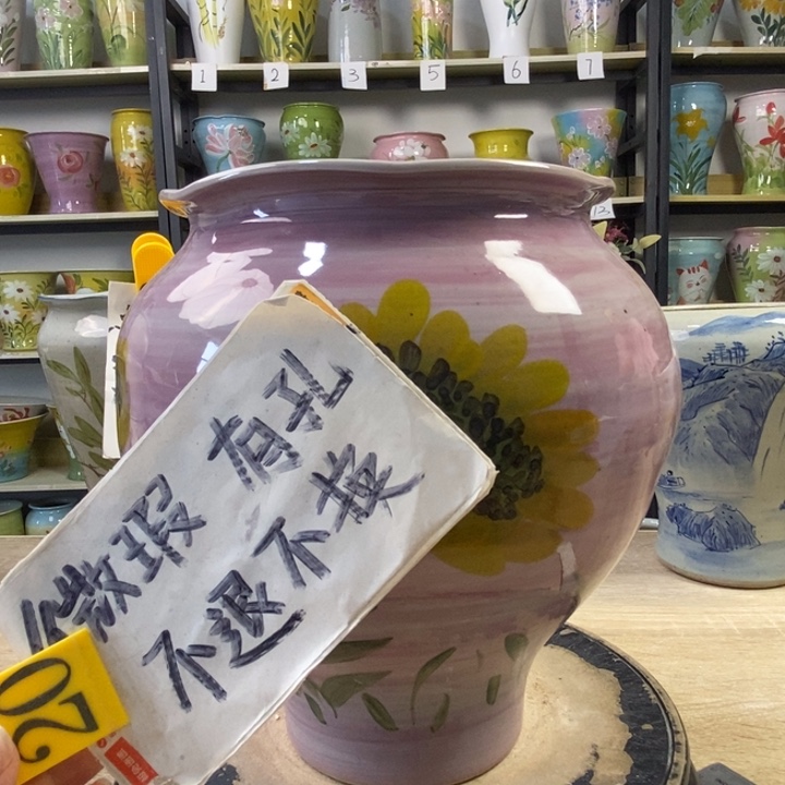 景德镇高温陶瓷花盆