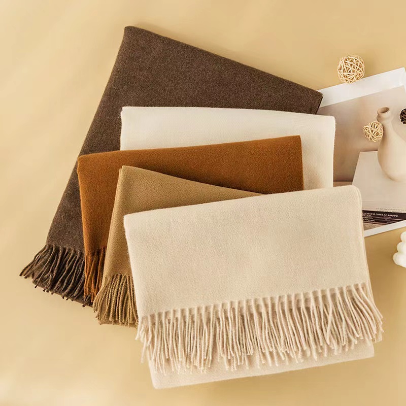 【经典纯色2】经典澳洲羊毛围巾英伦风情侣款冬季保暖围脖高级感