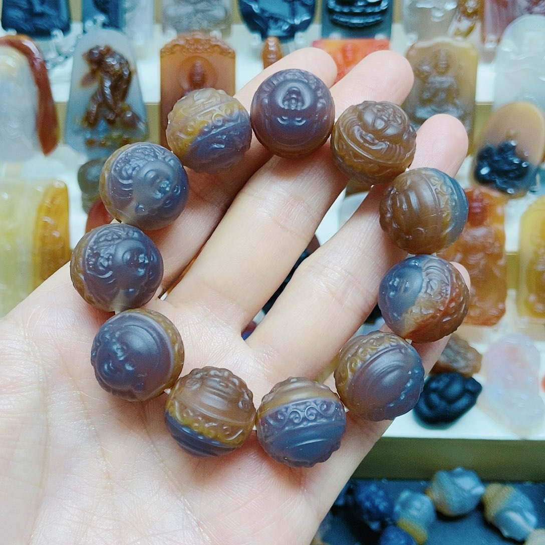 玛瑙/玉髓颈饰未镶嵌卿*