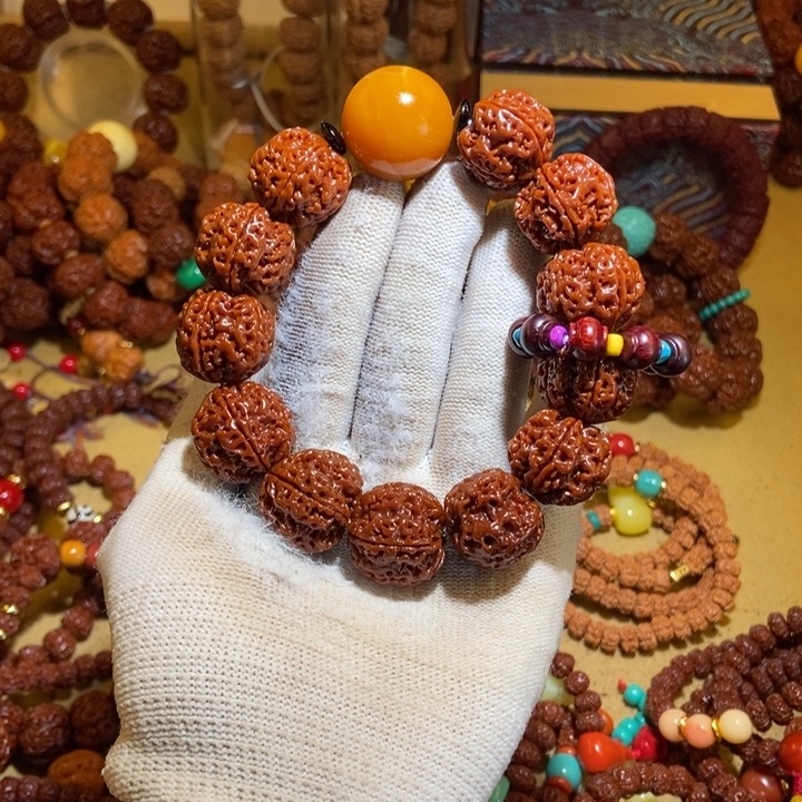 吊坠金刚菩提205玉化硫彩环