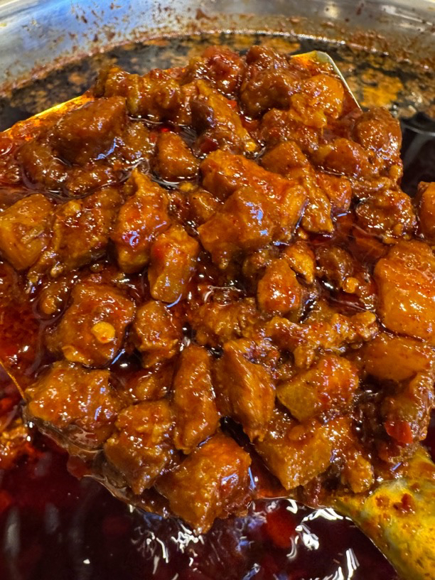 【帽子肉】云南保山特色帽子肉吃米线米饭面条搭档米线帽子酱肉院院