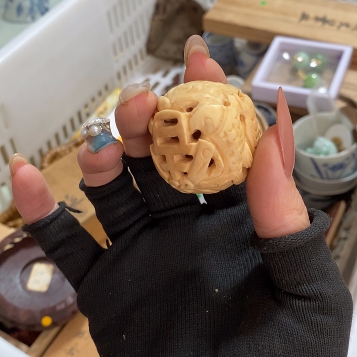 初遇见密胺瓷中古回流微微瑕疵