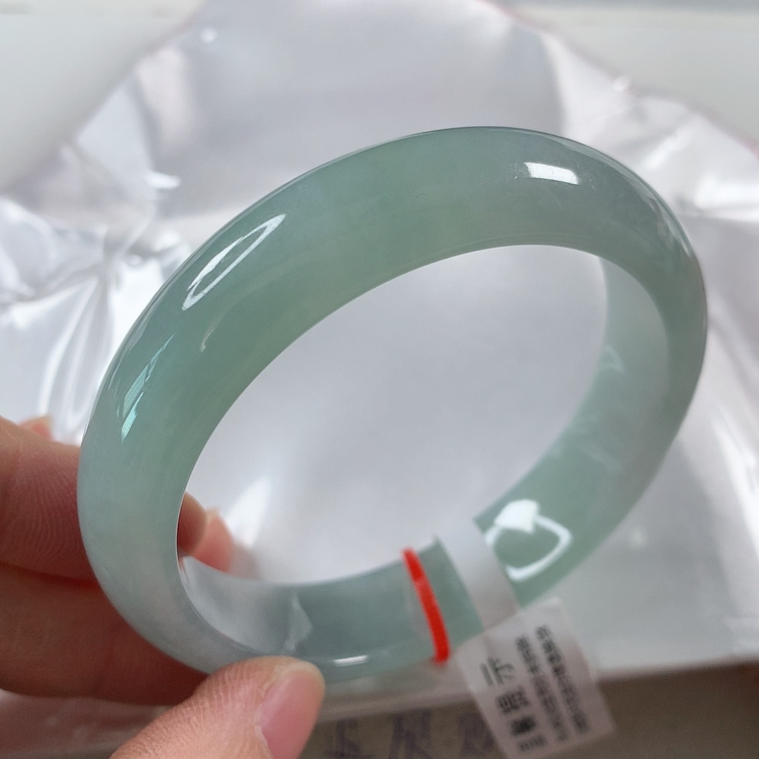 翡翠手镯未镶嵌轮胎镯 ①②④