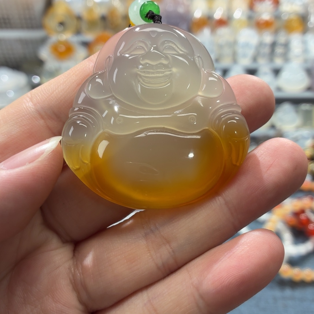 玛瑙/玉髓未镶嵌吊坠(不含链)