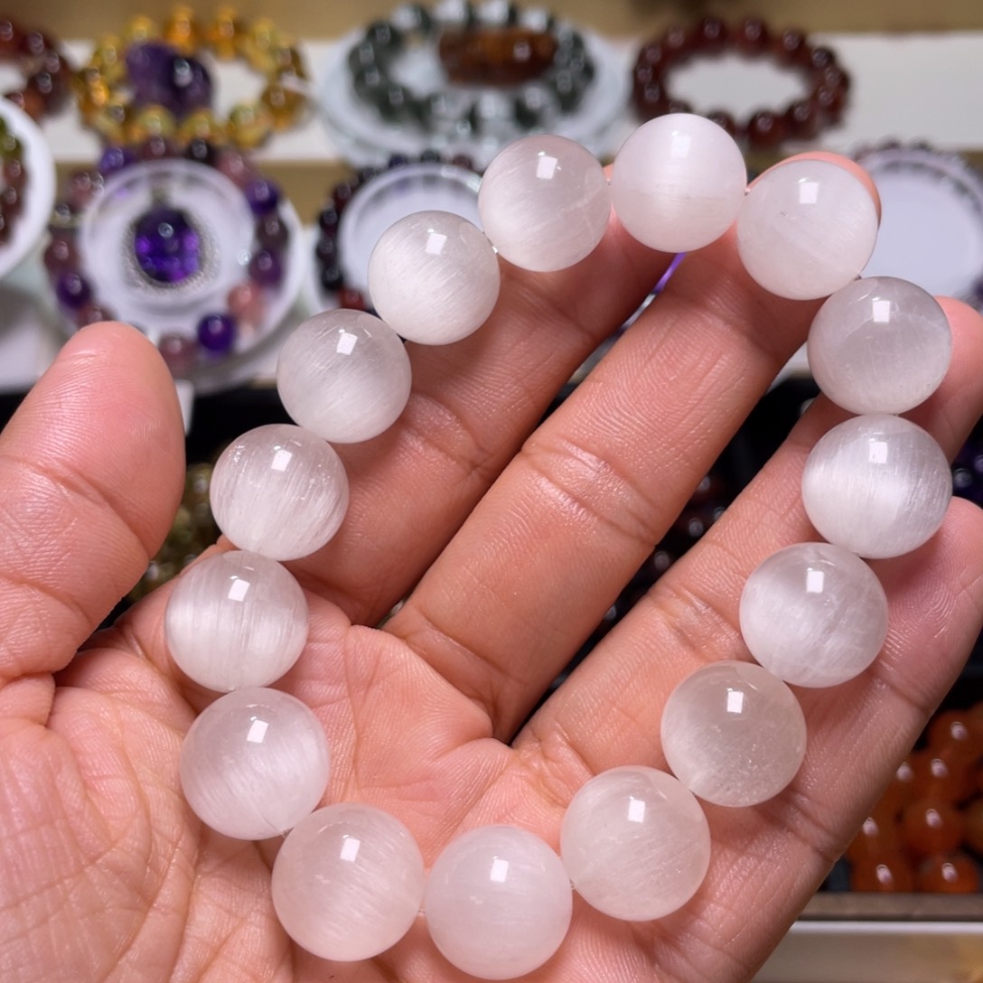 水晶手链未镶嵌兔毛