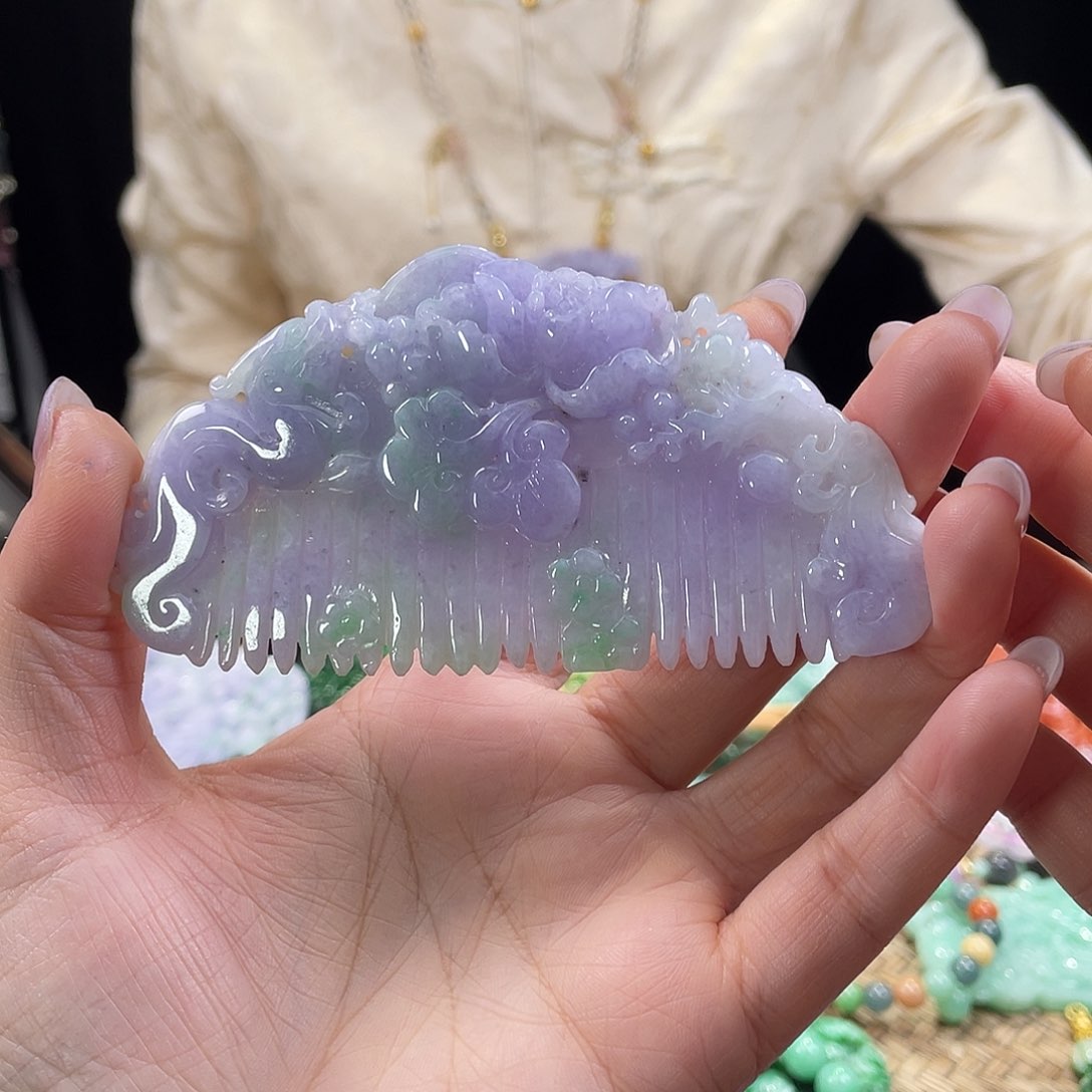 翡翠颈饰未镶嵌代编织