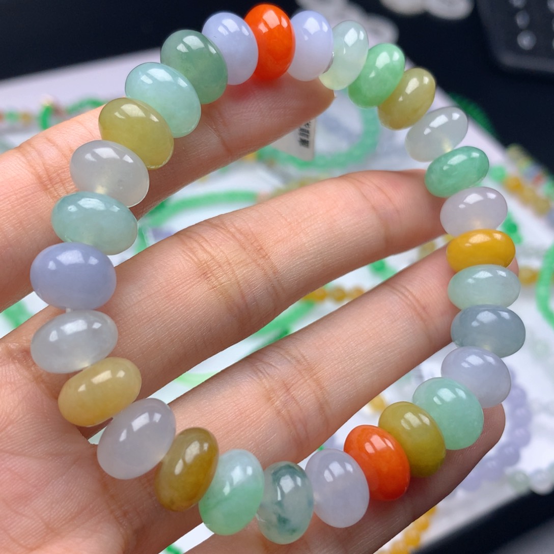 翡翠手链未镶嵌卡