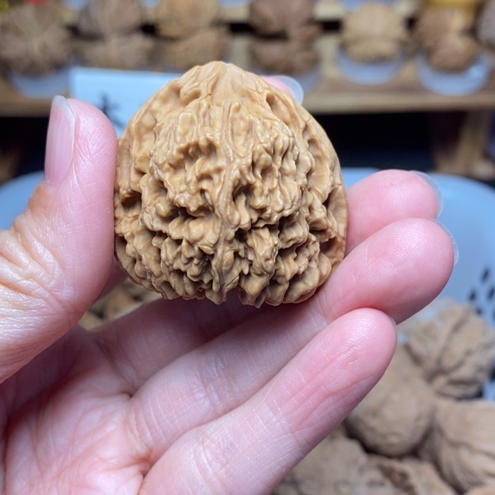 放***铁把件文玩核桃尺寸