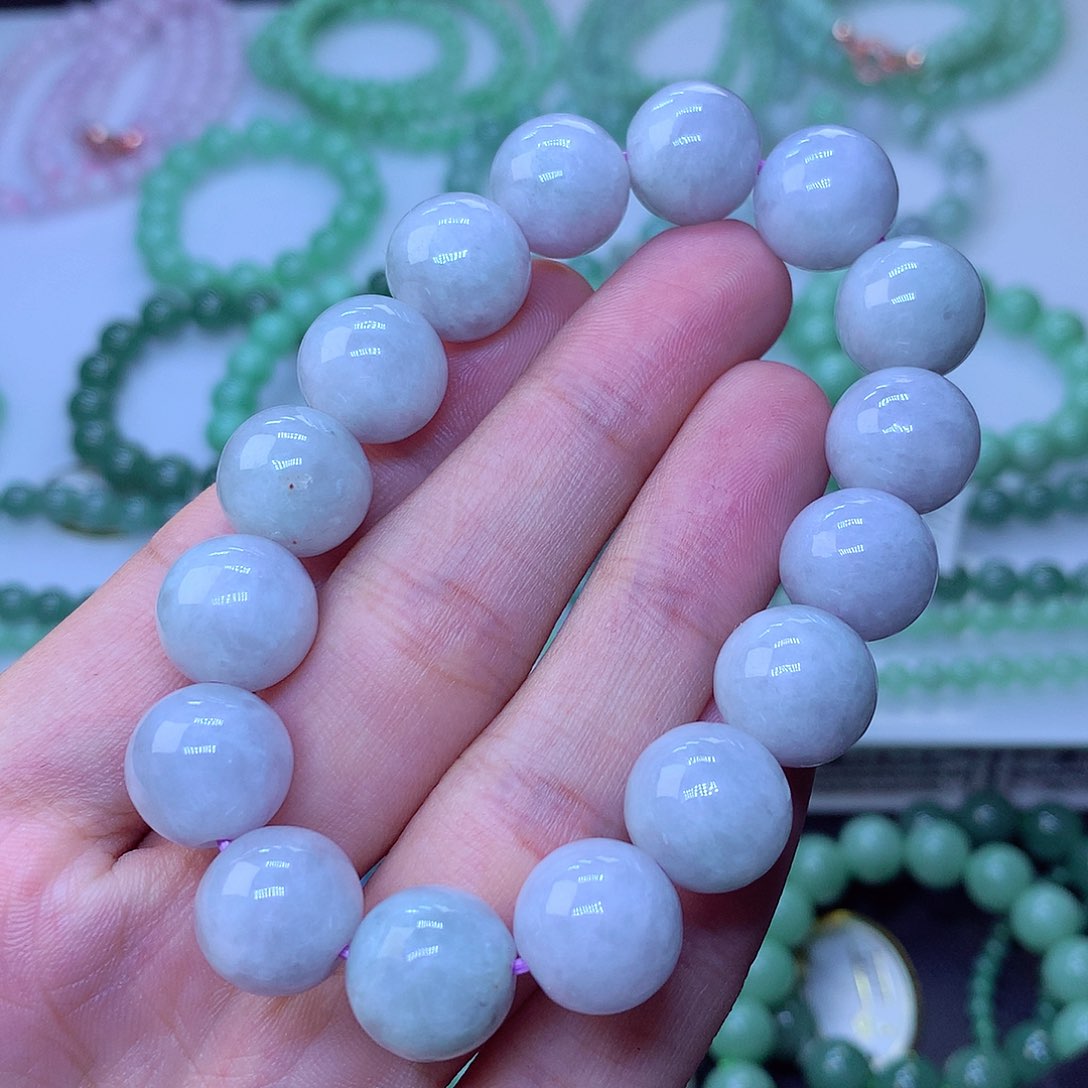 翡翠未镶嵌毛衣链