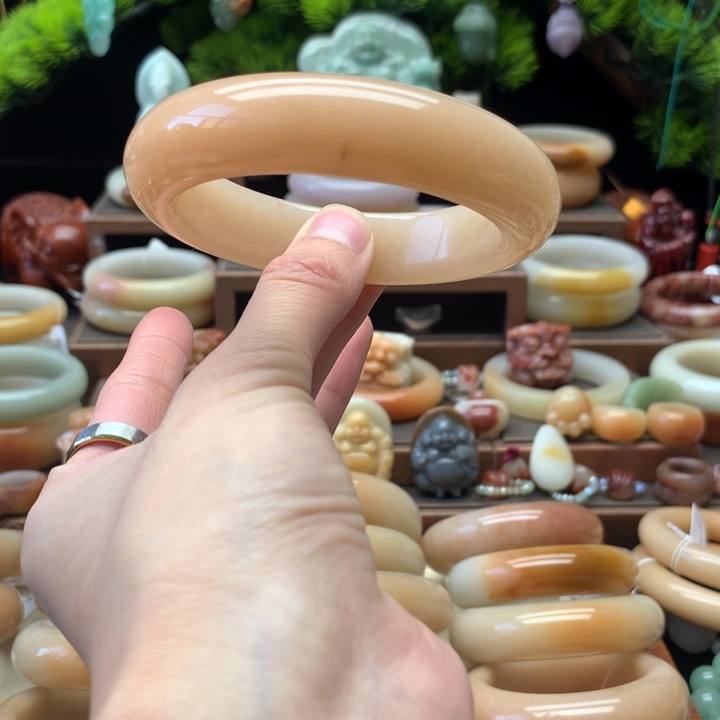 查罗石合金手镯（开口镯）59