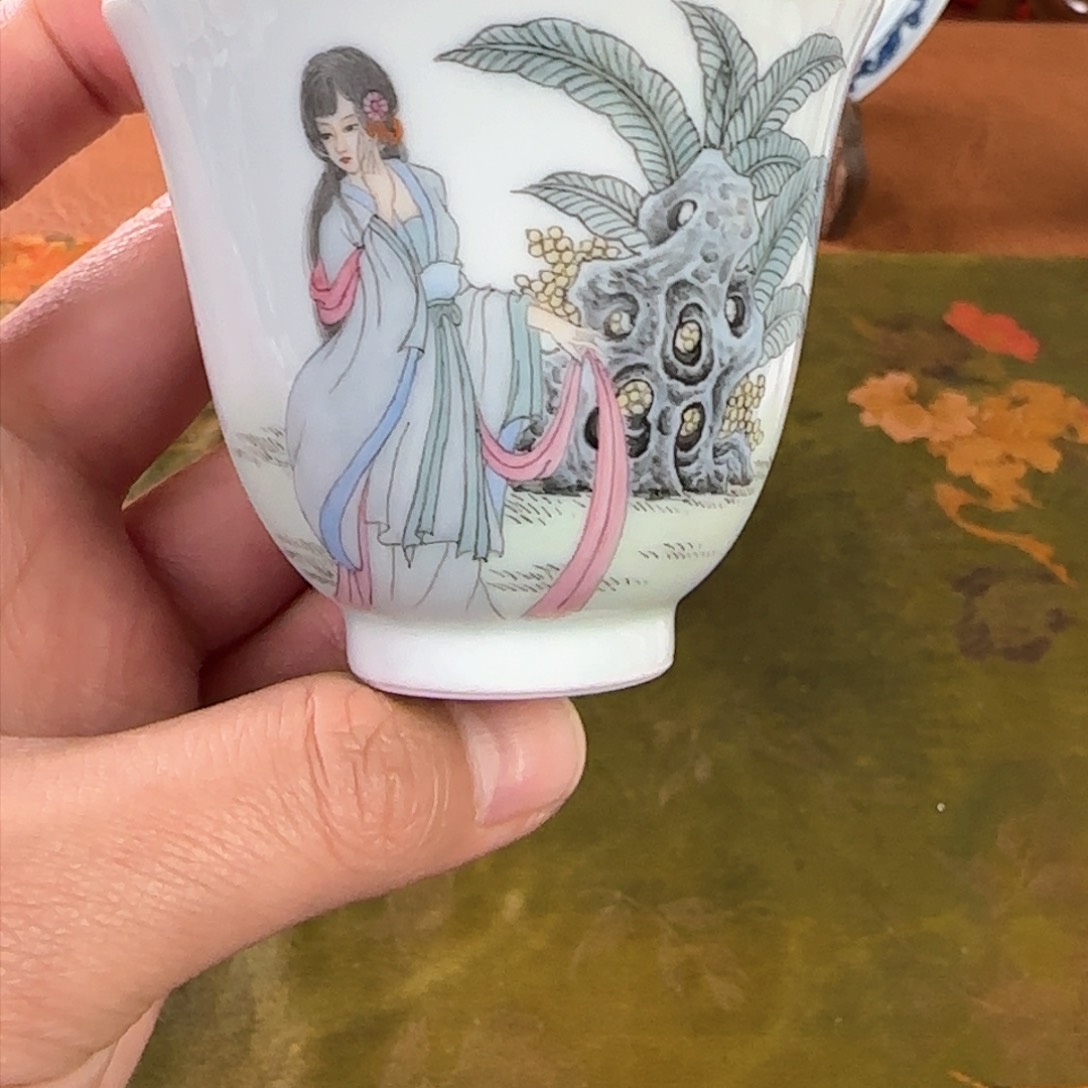 摆件景德镇手工手绘