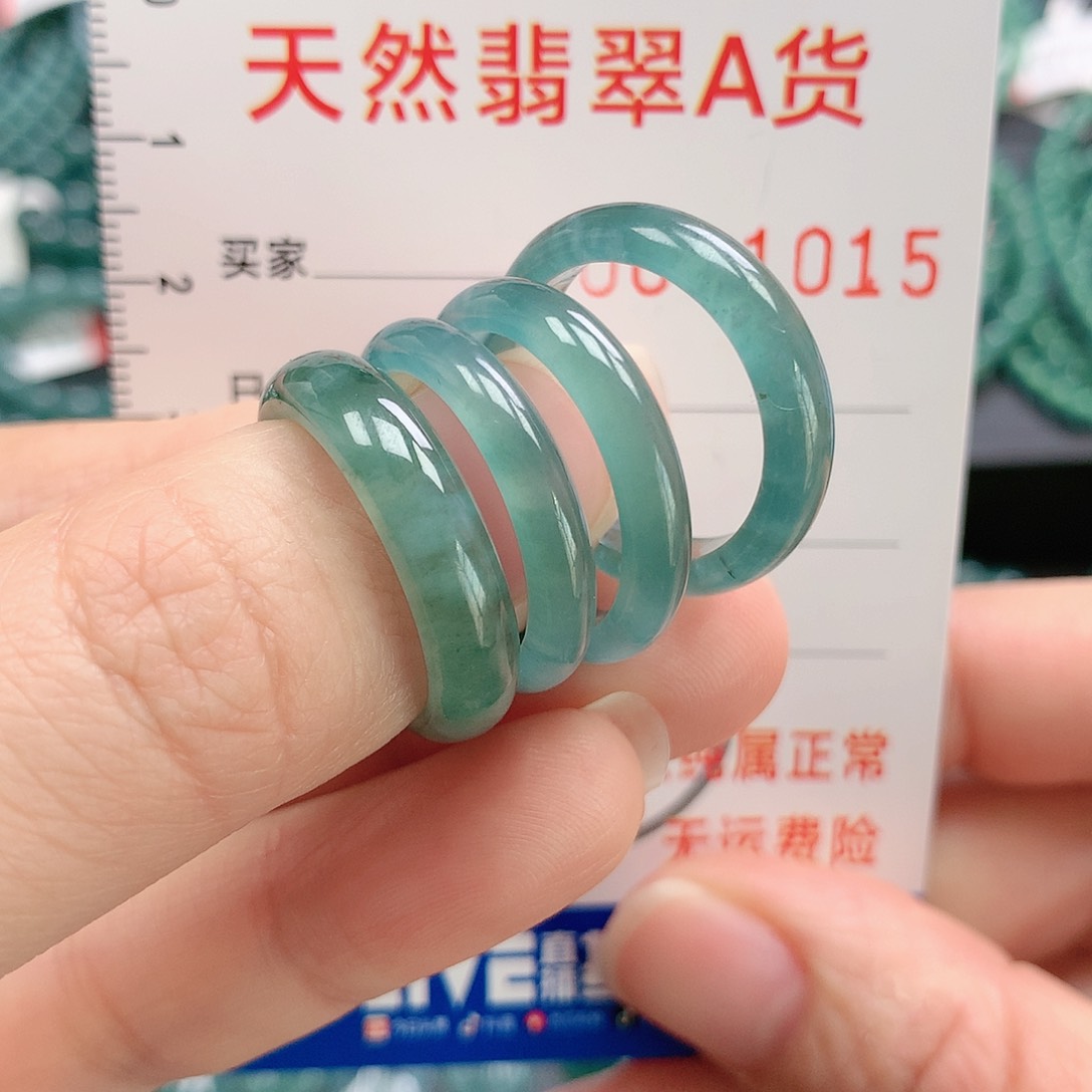 翡翠颈饰未镶嵌戒指多样性发货