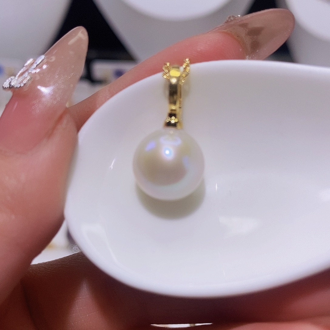 淡水珍珠颈饰合金