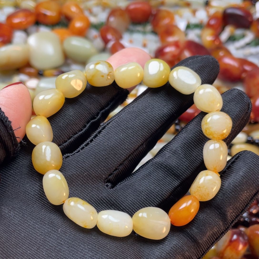 和田玉手链未镶嵌