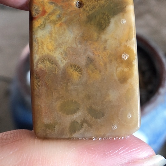 硅化玉吊坠未镶嵌
