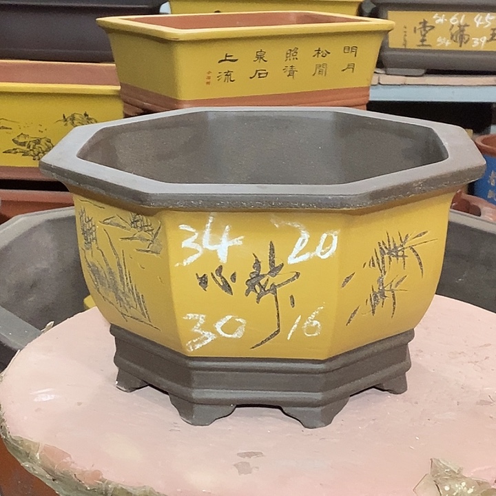 宜兴紫砂花盆包邮