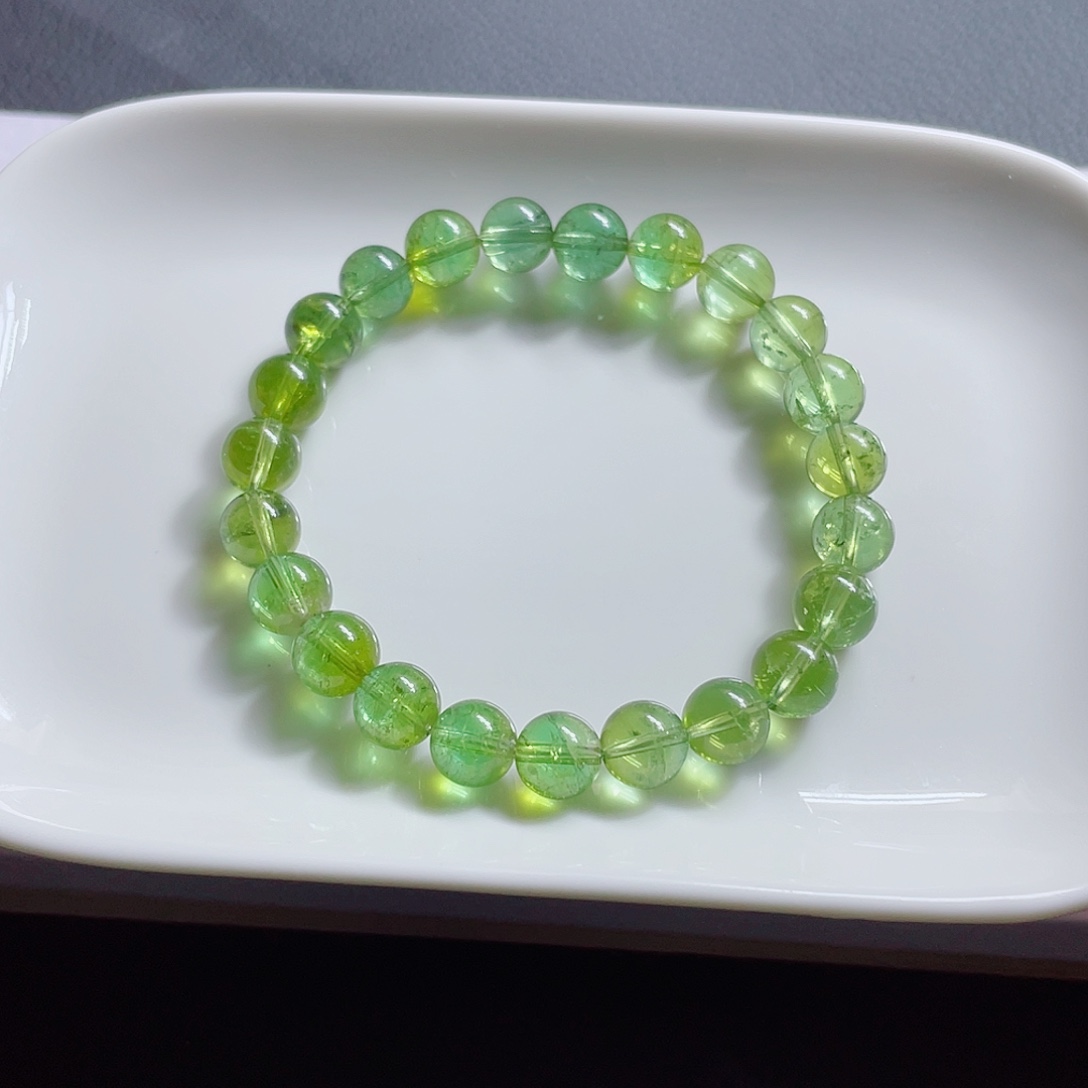 未镶嵌碧玺手链8.2mm左右