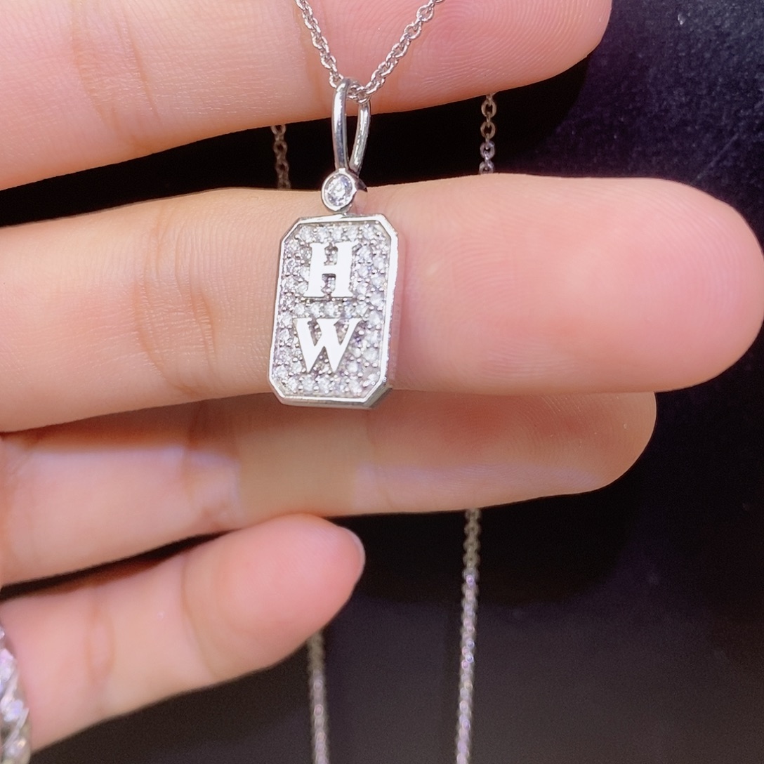 颈饰钻石铂Pt950镶嵌香水瓶