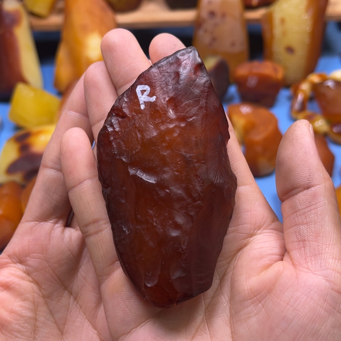 定制琥珀未镶嵌H***G琥珀蜜蜡原石定制