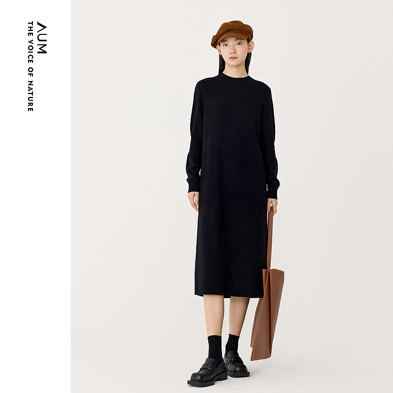 【粉丝专享】AUM针织连衣裙M1EG1L02M