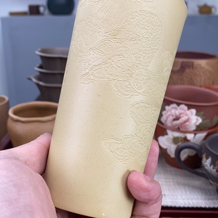 紫砂茶杯宜兴紫砂主人杯