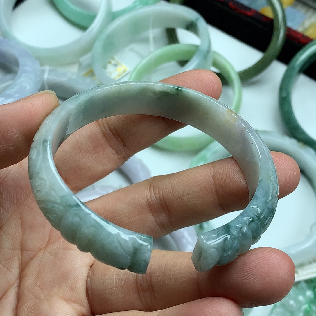 翡翠未镶嵌颈饰天然翡翠55.8