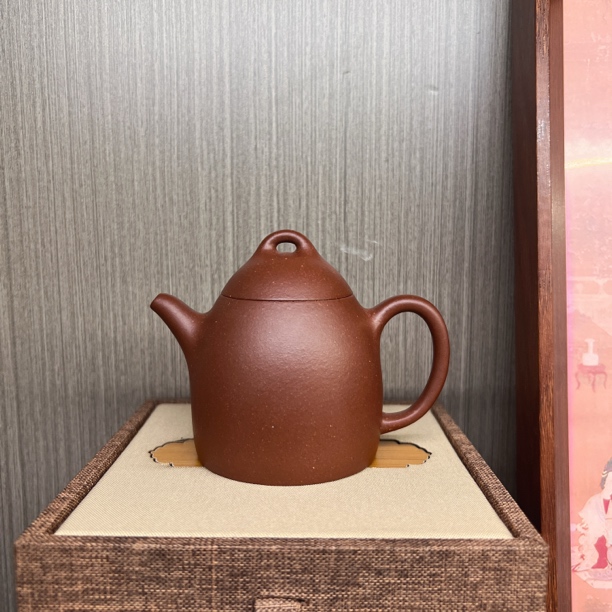 底槽清半手工子冶秦权100cc孤品紫砂壶