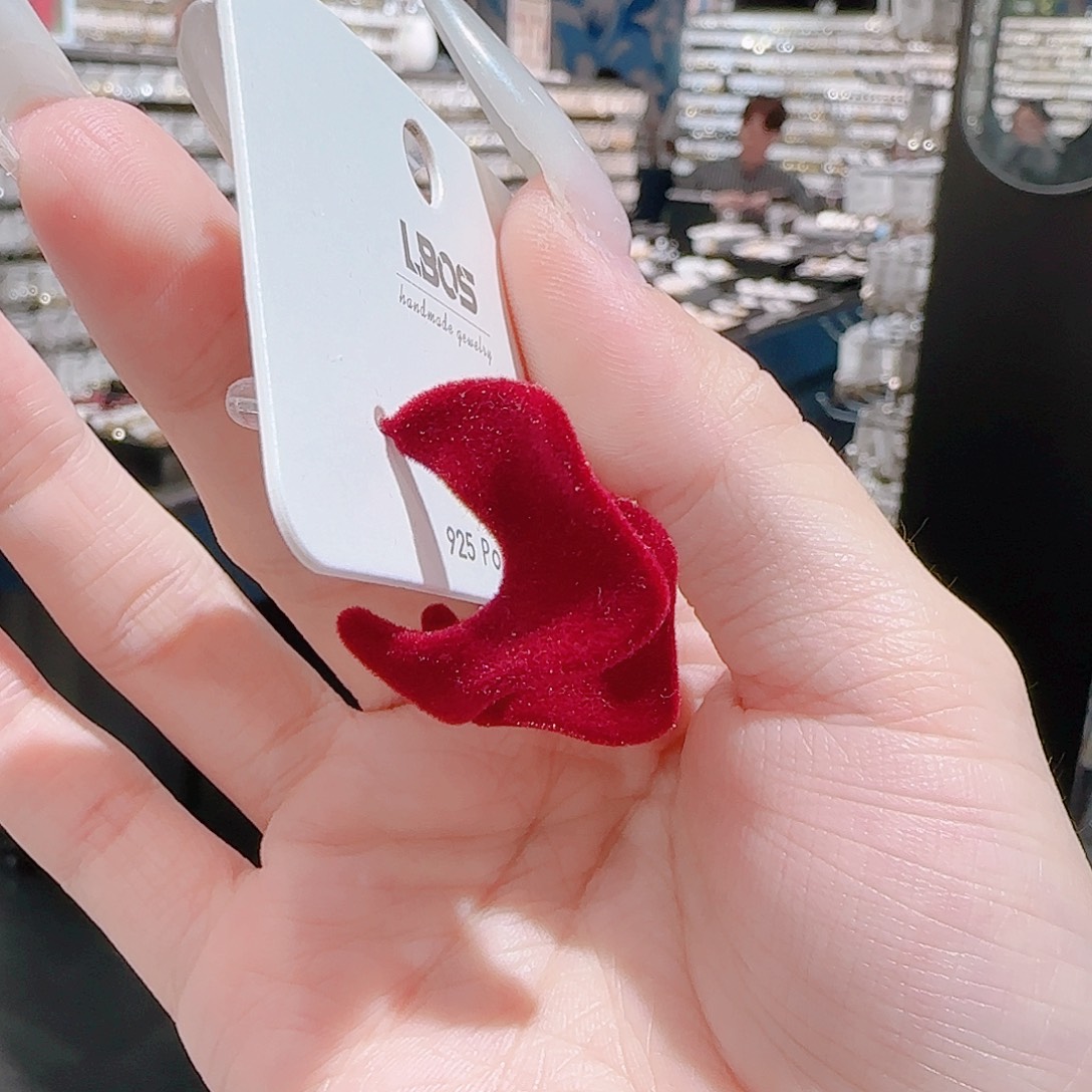 锆石铜合金925银耳环