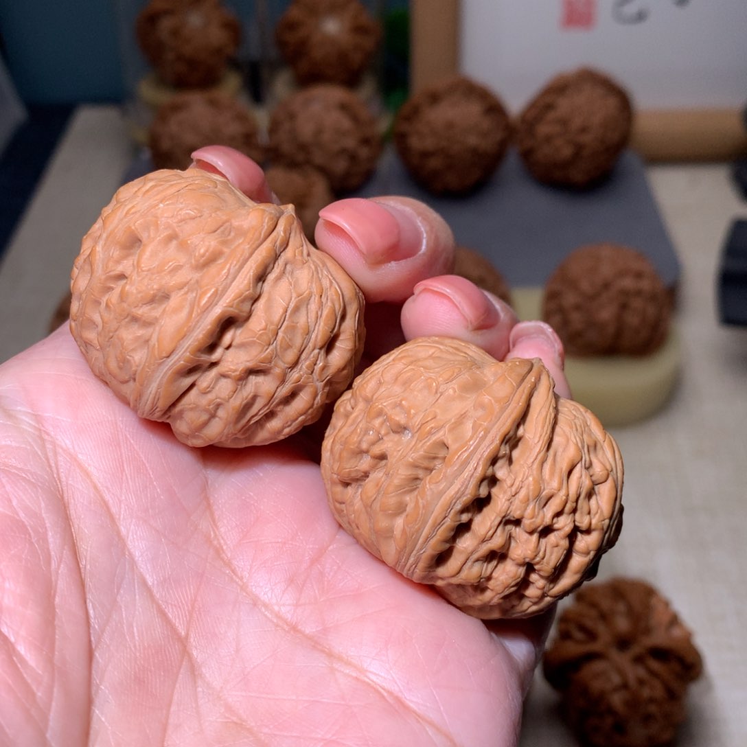 文玩核桃把件平谷元宝