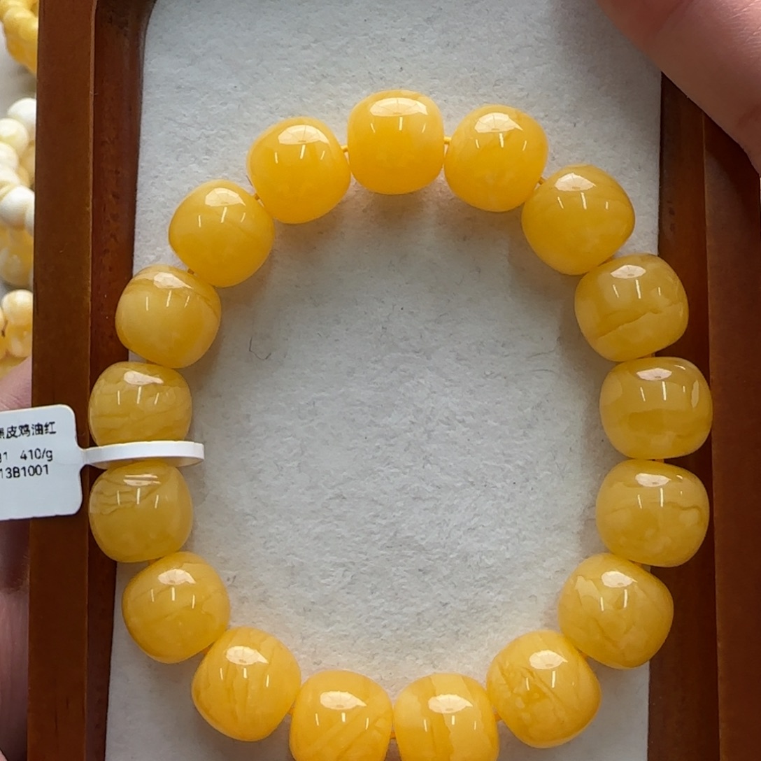 琥珀未镶嵌手链蜜蜡手串