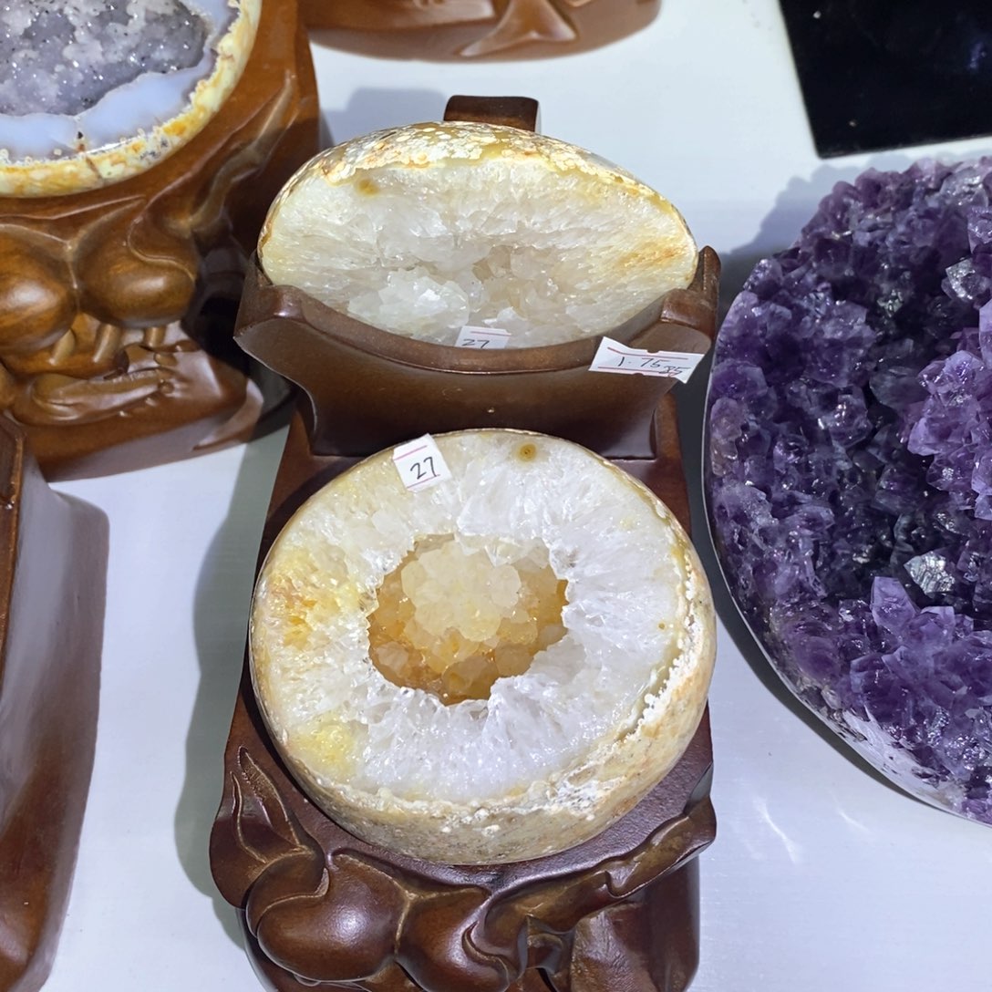 紫晶摆件未镶嵌莹