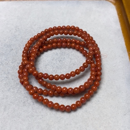 南红玛瑙串未镶嵌串