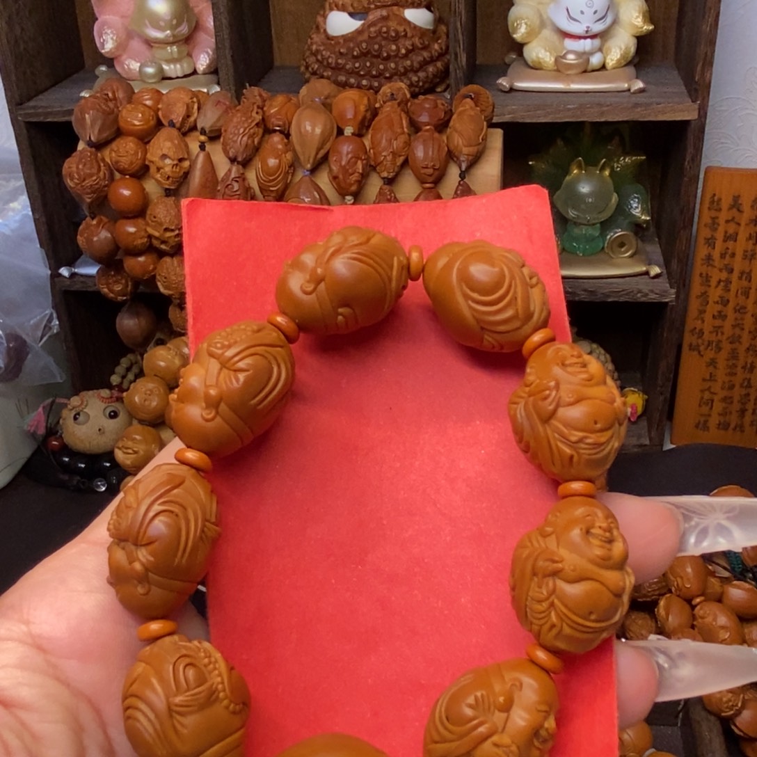 橄榄核手串/手链弥勒1.8