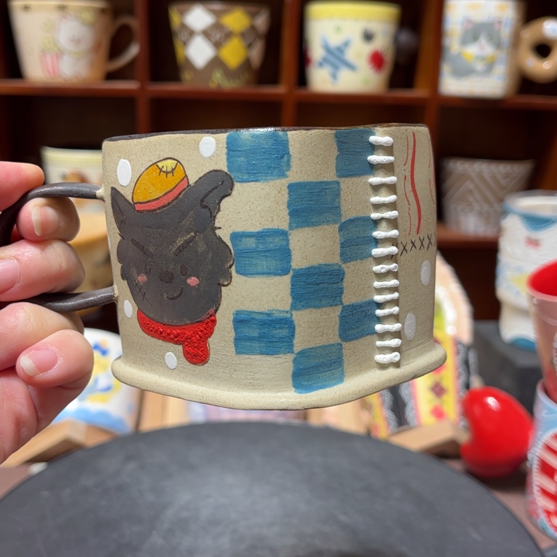 陶摆件景德镇陶瓷马克杯