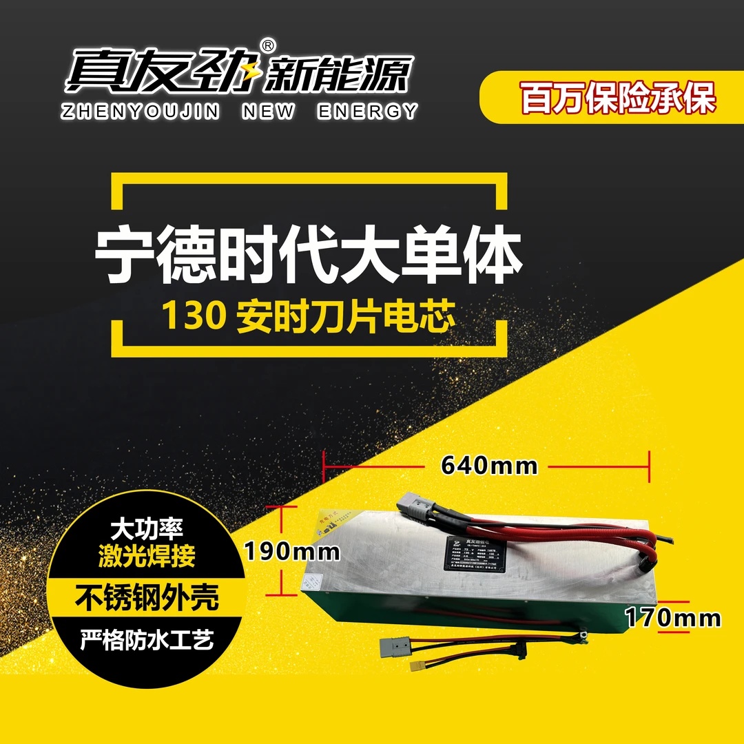 九号M极核小牛金箭专用72V130AH锂电池足容长续航长寿命锂电池