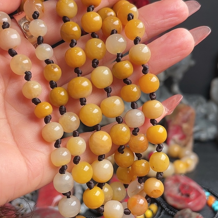 田黄石慈*心昌化田黄项链