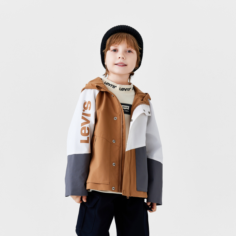 Levi's李维斯儿童2025新款大小童外套潮流保暖风衣LVB-HO-M503