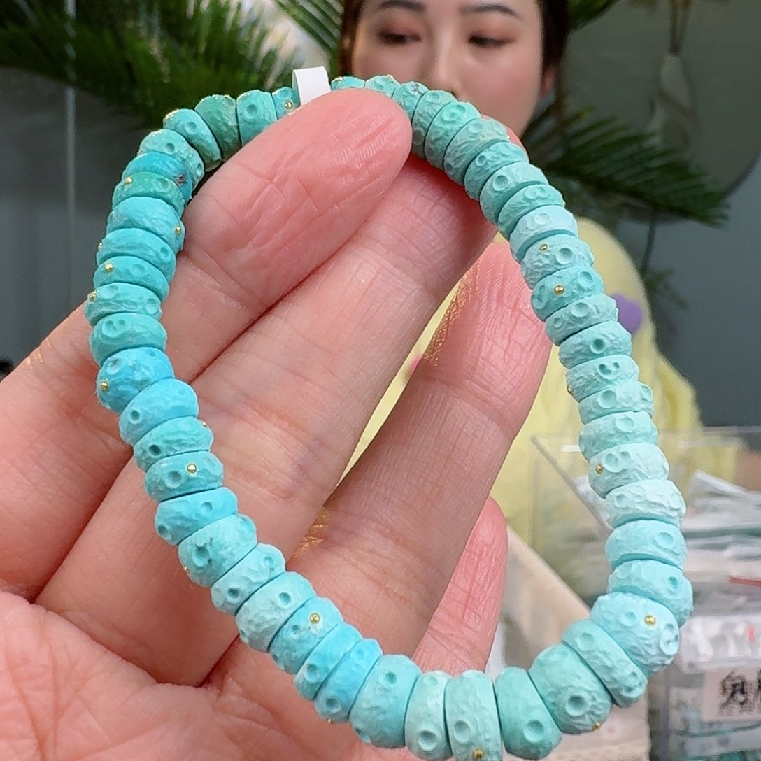 绿松石珠宝奇石未镶嵌