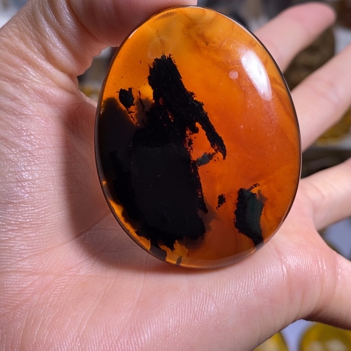 未镶嵌琥珀琥珀画