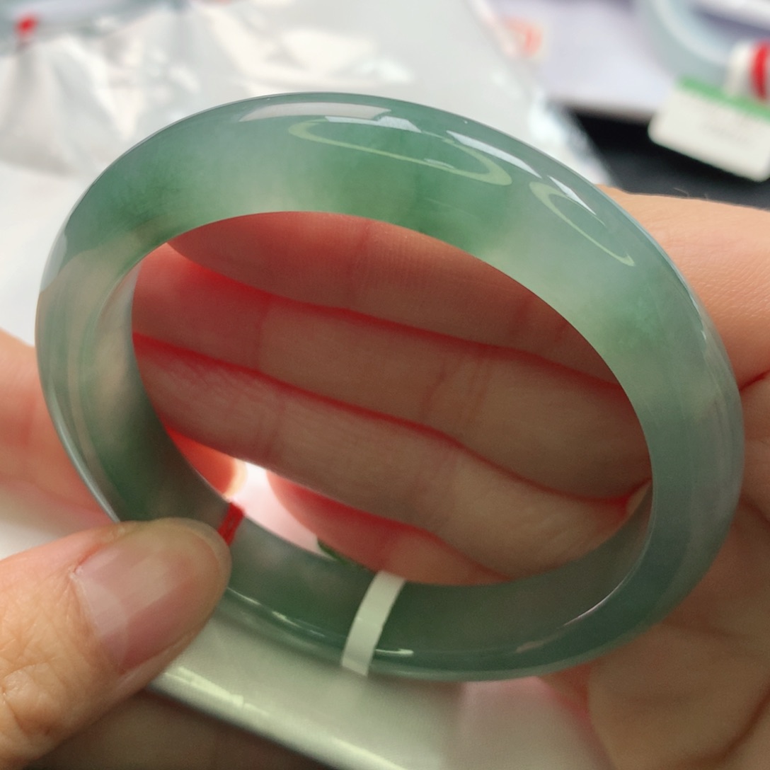 翡翠手镯未镶嵌5354圈