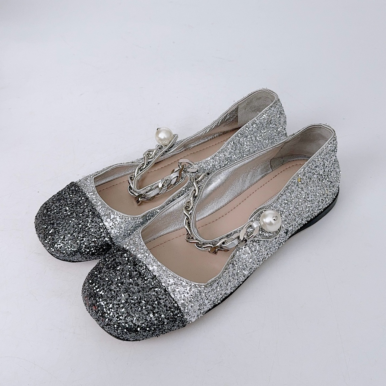 99新 MIU MIU/缪缪 35.5码/芭蕾搭扣平低鞋