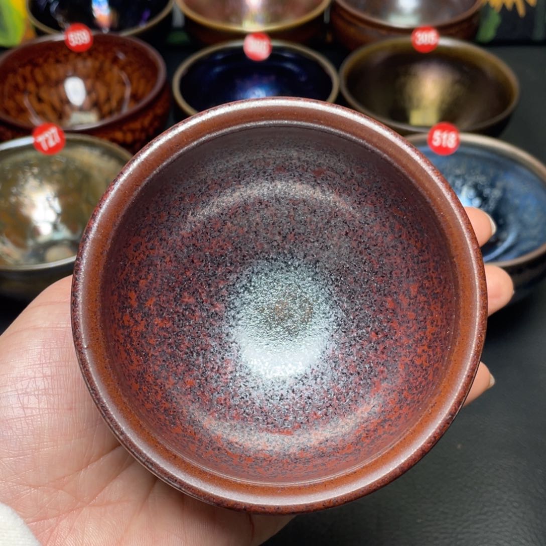 茶盏橘****子357 建窑建盏茶盏