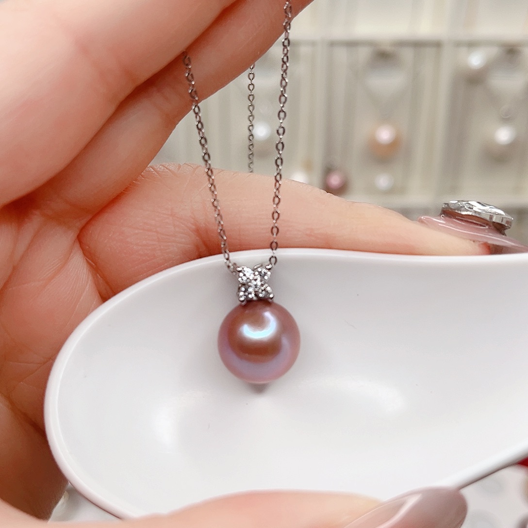吊坠(赠链)淡水珍珠合金