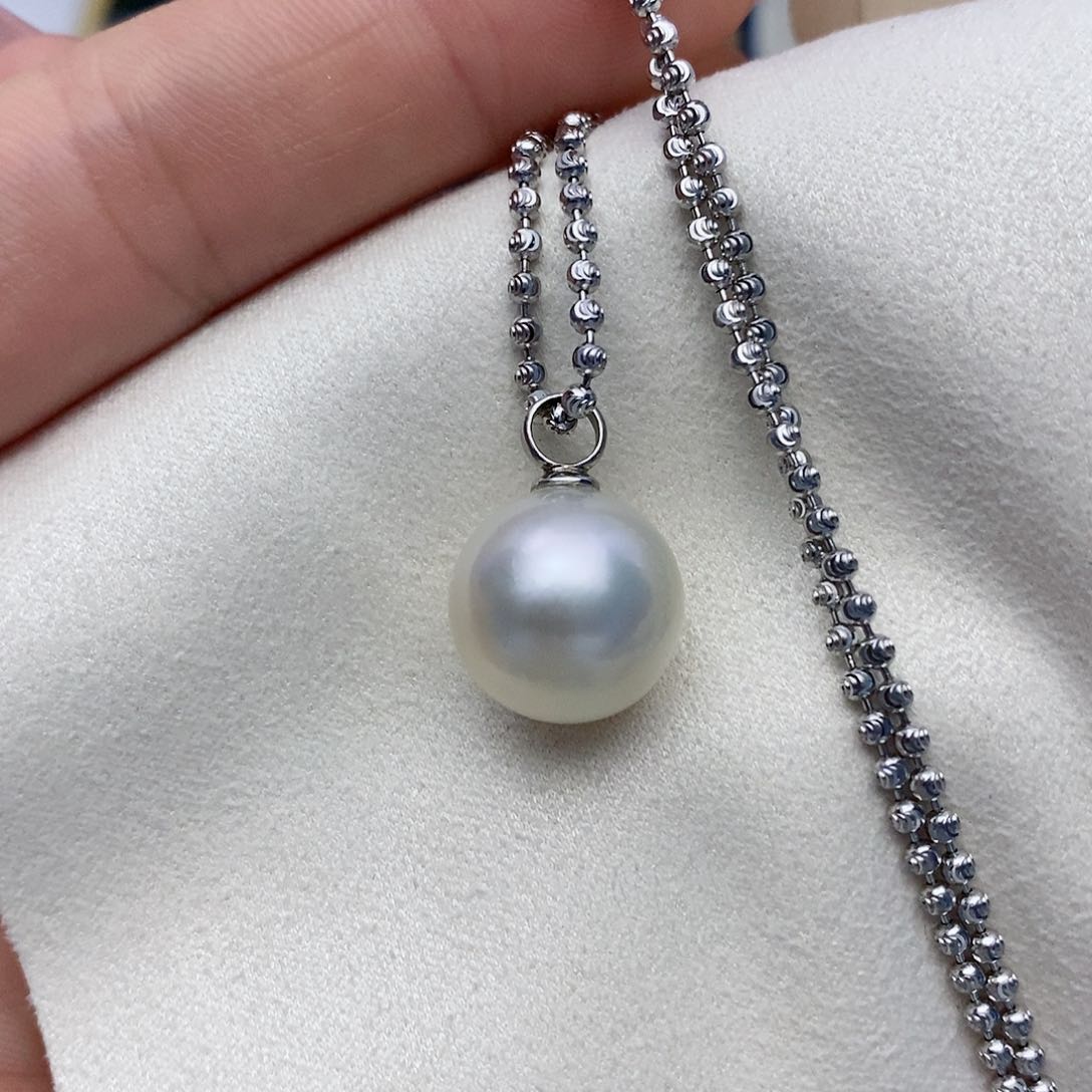 【闪购商品】海水珍珠颈饰银S925镶嵌10